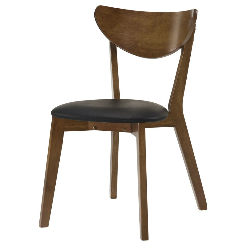 Jedda Wood Dining Side Chair Dark Walnut (Set of 2) by Unique Piece Furniture