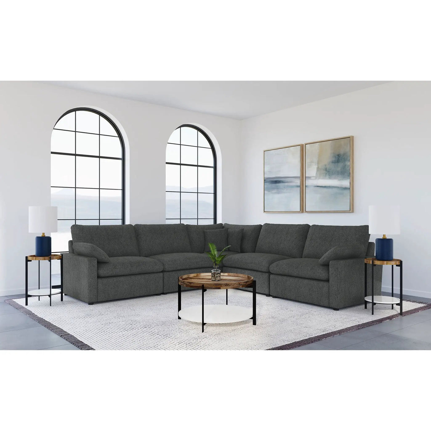Hollander - Power Reclining Sectional by HouseOfZazla