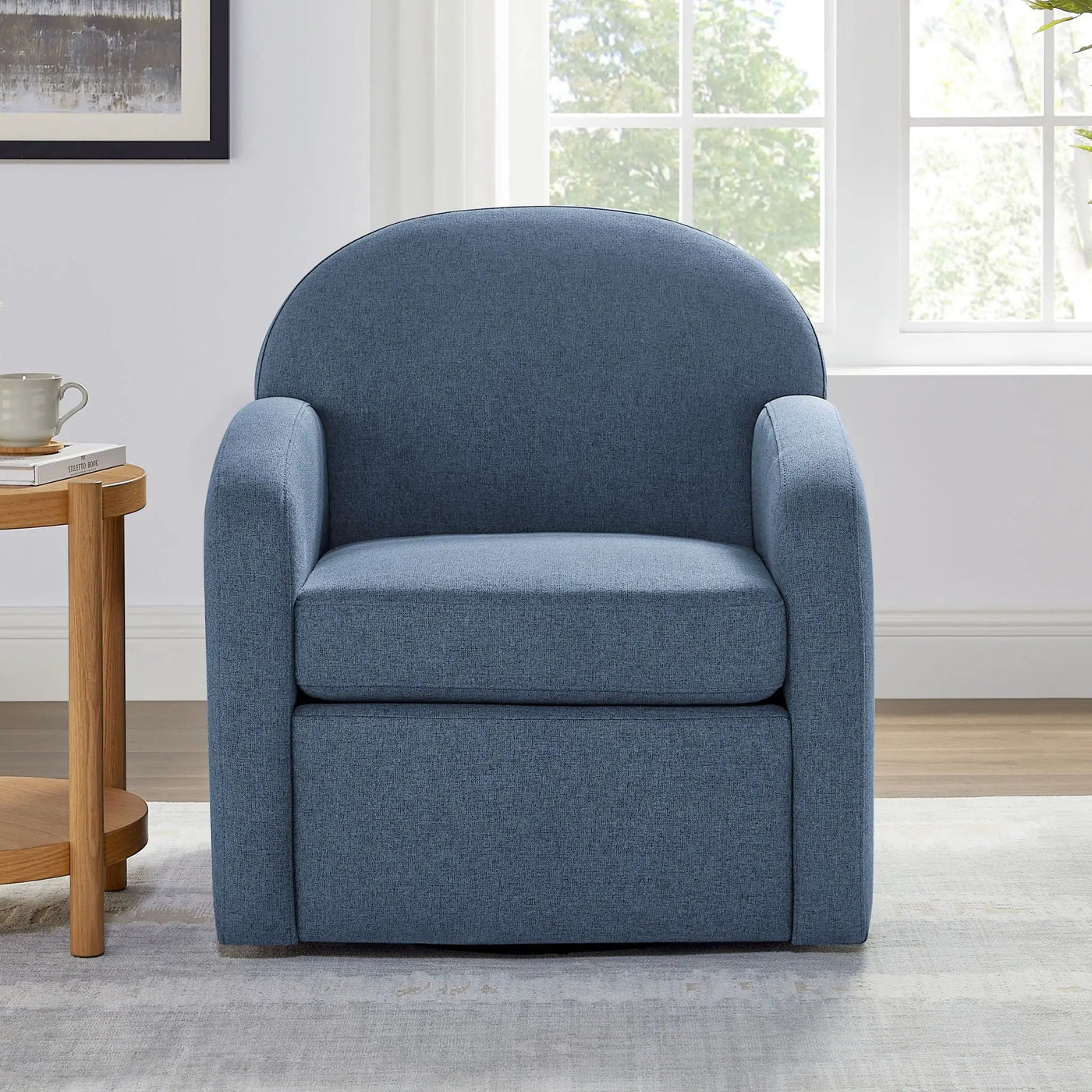 Eddie - Modern Swivel Chair With 360 Degree Functionality by HouseOfZazla