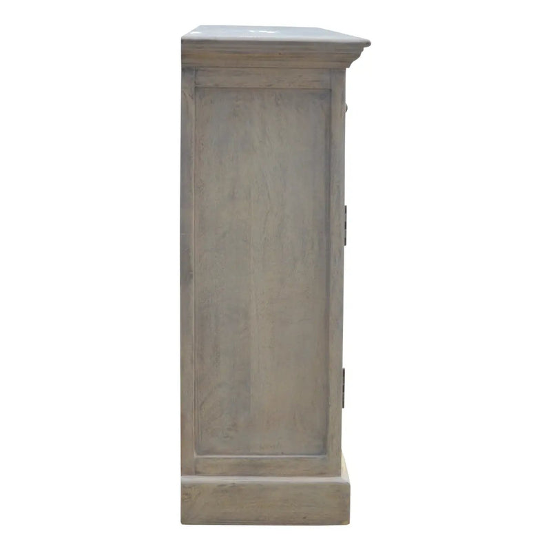Solid Wood Stone Acid Wash Glazed Sideboard by HouseOfZazla