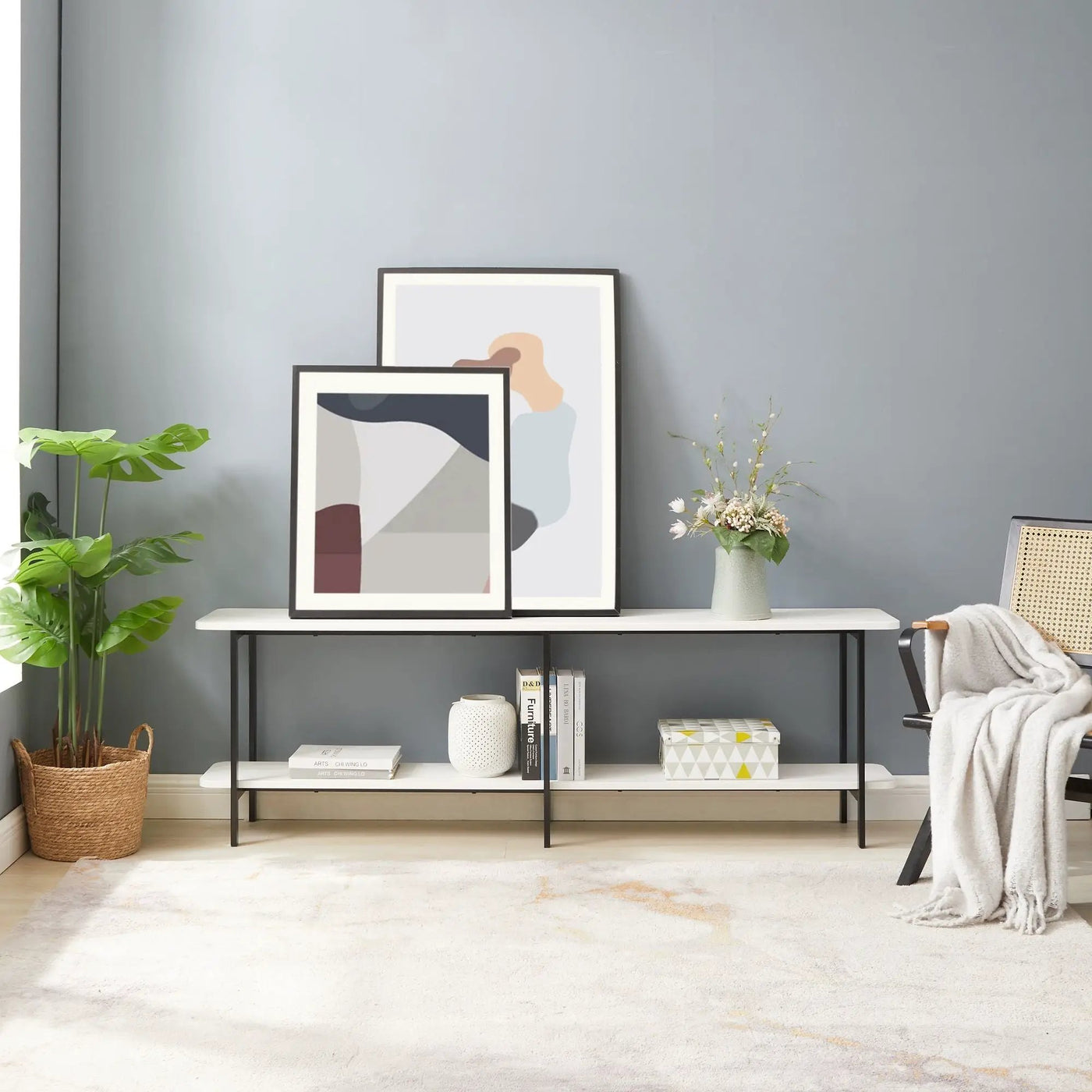Celine - 2 Shelf Console Table by HouseOfZazla