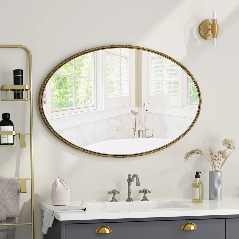 Art Oval Retro Mirror, Wall Hanging by Unique Piece Furniture