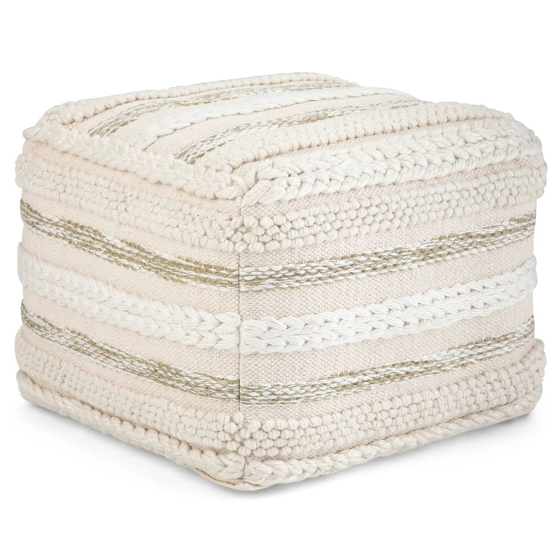 Sommer - Handcrafted Square Pouf by Unique Piece Furniture