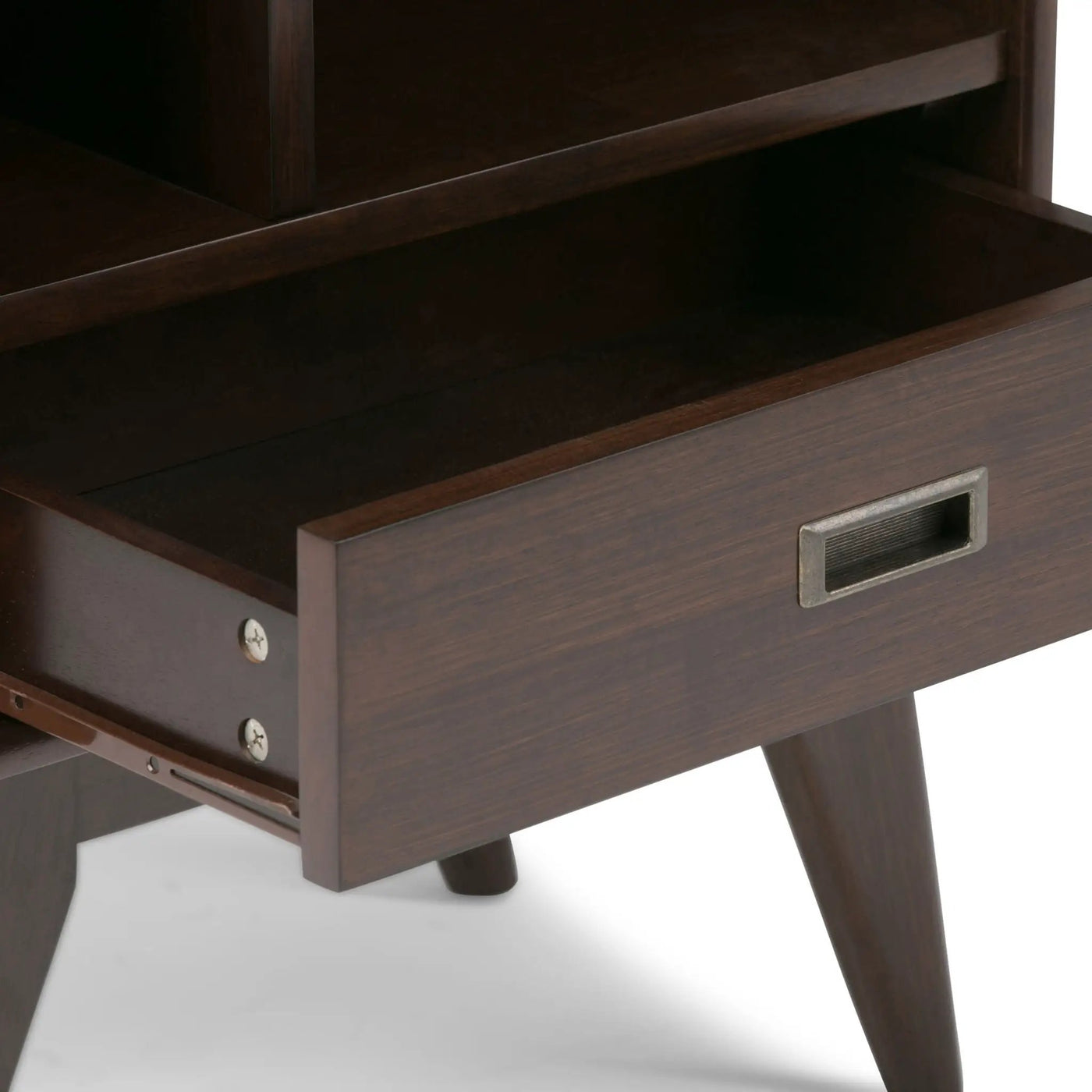 Draper - Mid Century Wide Bookcase And Storage Unit by HouseOfZazla