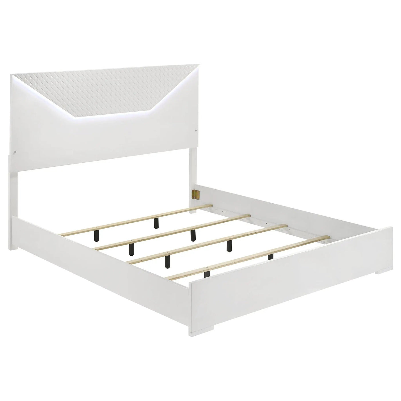 Pierce - Panel Bed LED Headboard by HouseOfZazla