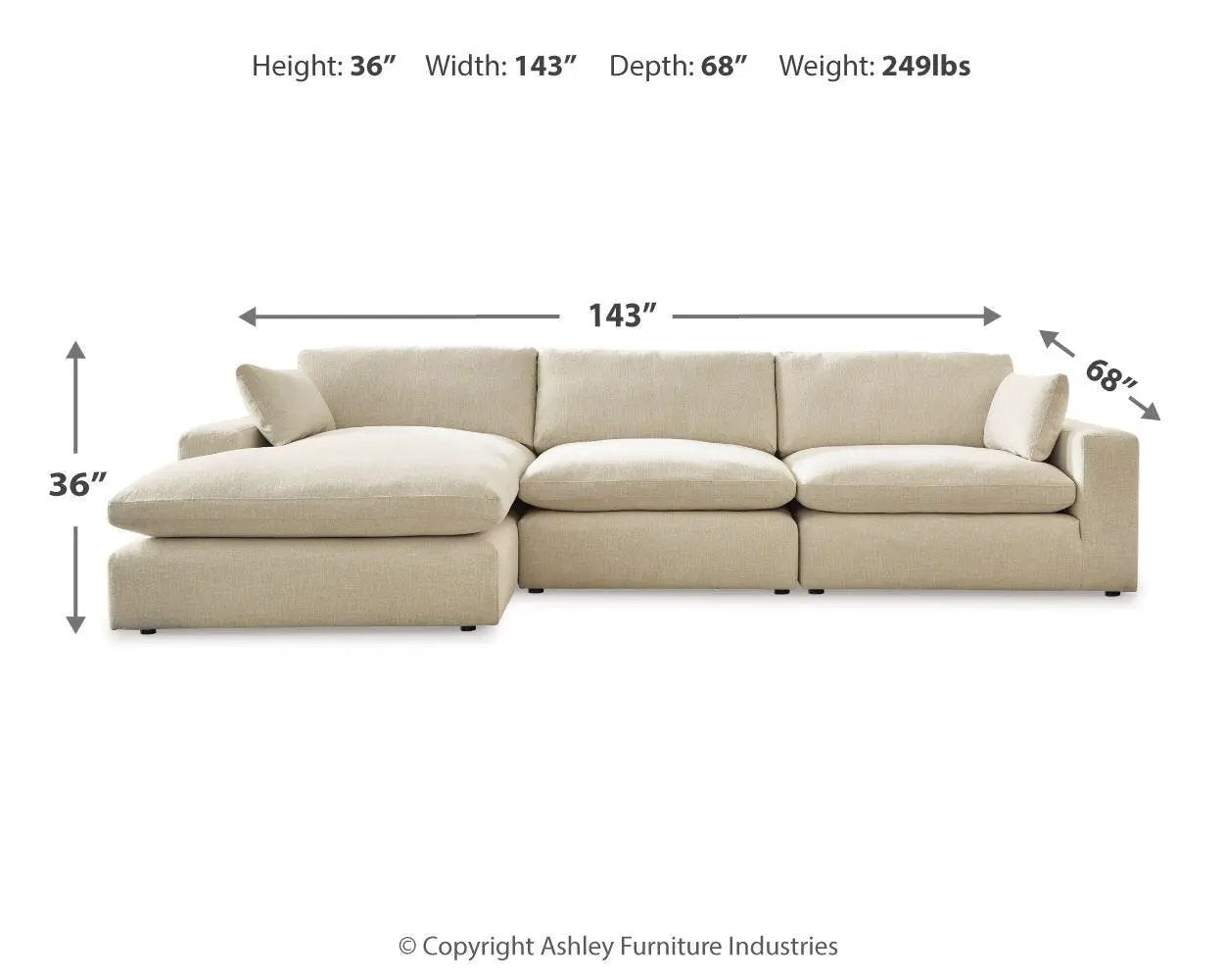 Elyza - Sectional by Unique Piece Furniture