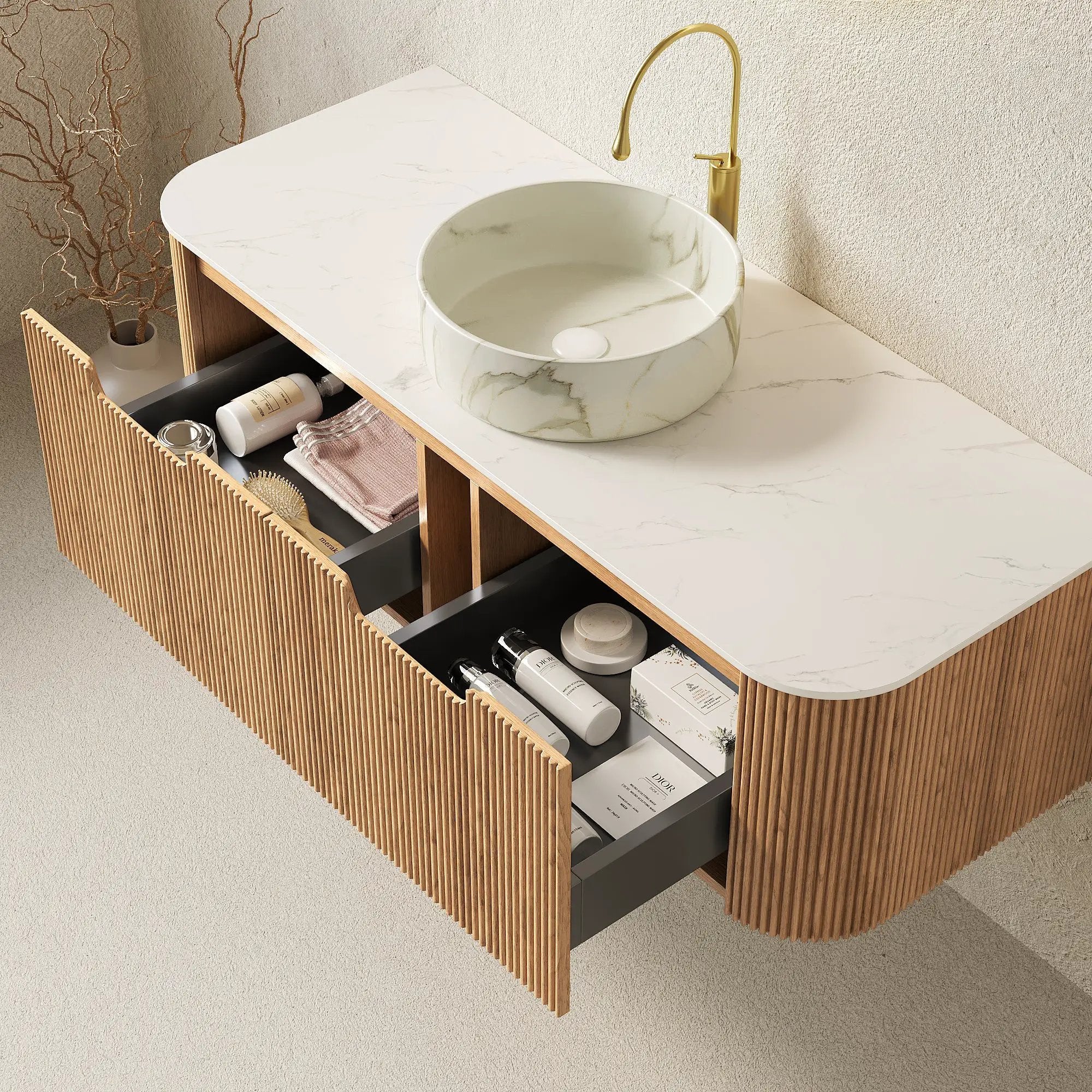 Dina 48" Bathroom Vanity & Sink by HouseOfZazla