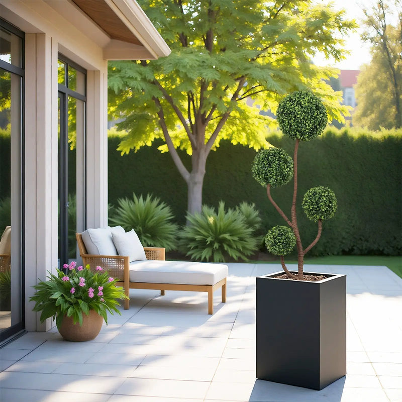 4ft Tall Artificial Boxwood Topiary Tree by HouseOfZazla