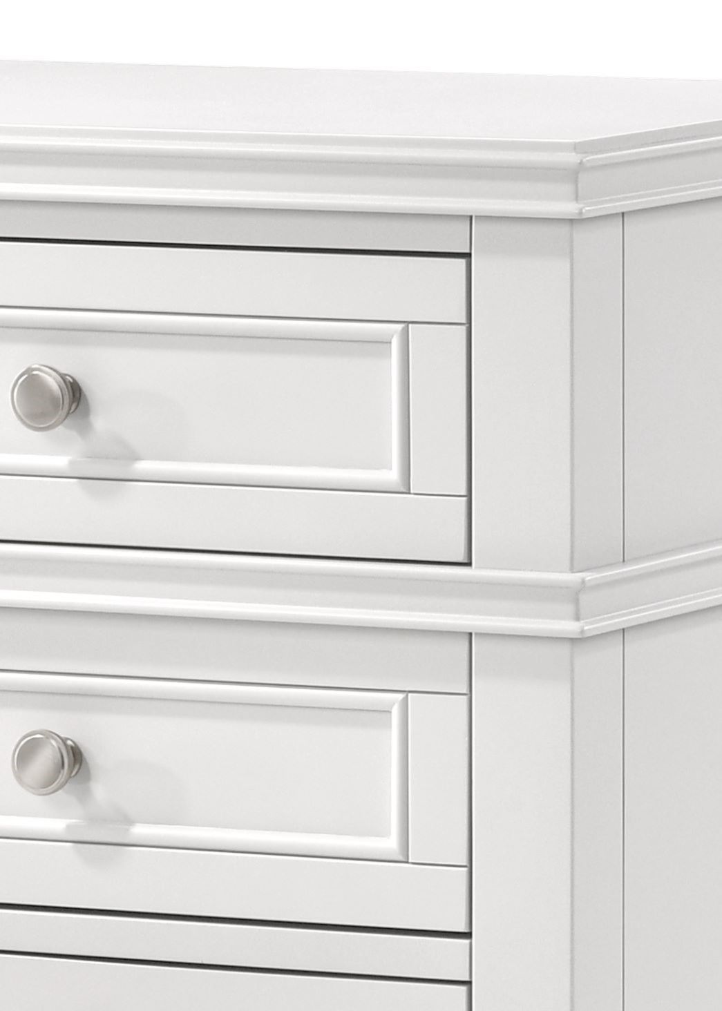 3 Drawer Nightstand with USB Charging Port – White or Gray, photo 3 of 11