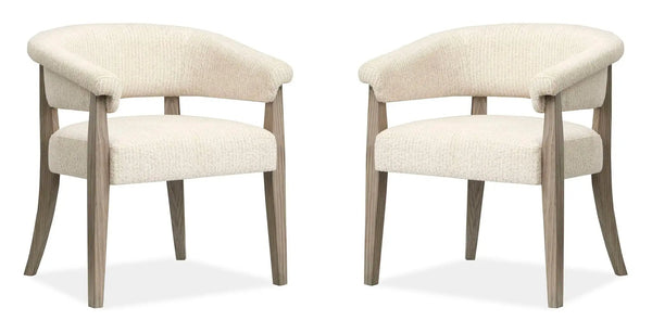 Braelyn - Upholstered Host Chair (Set of 2) - Dorian Gray