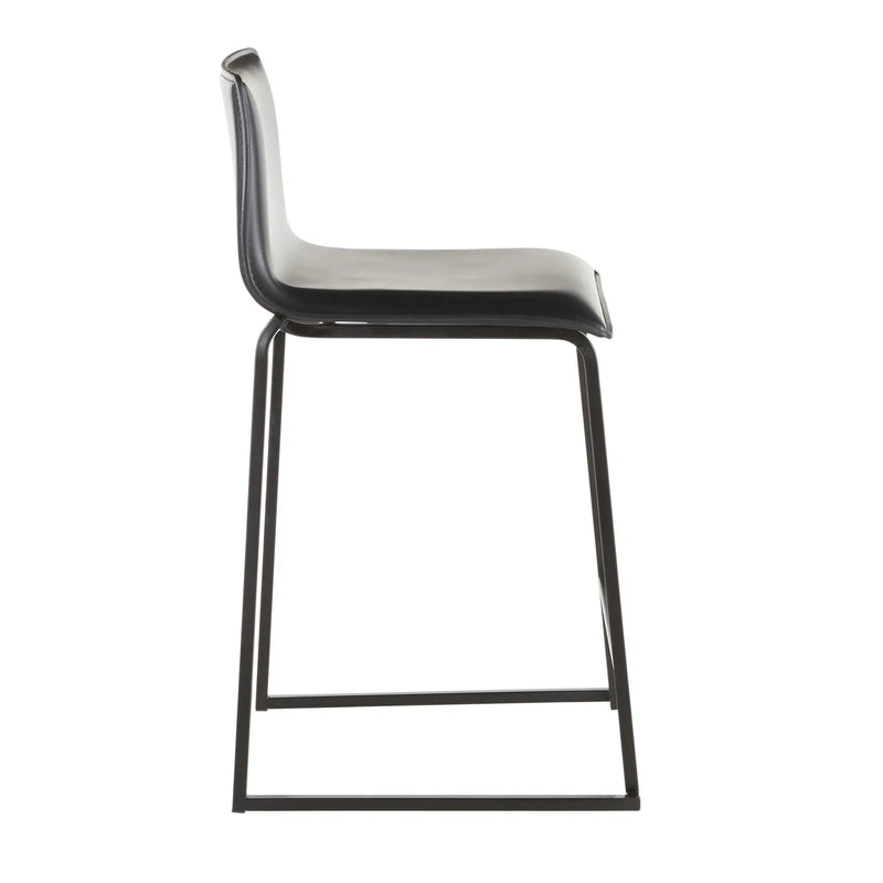 Mara - Upholstered Contemporary Counter Stool (Set of 2) by HouseOfZazla