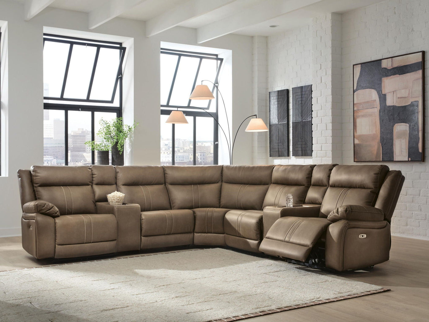 Max-Momentum - Reclining Sectional by Unique Piece Furniture