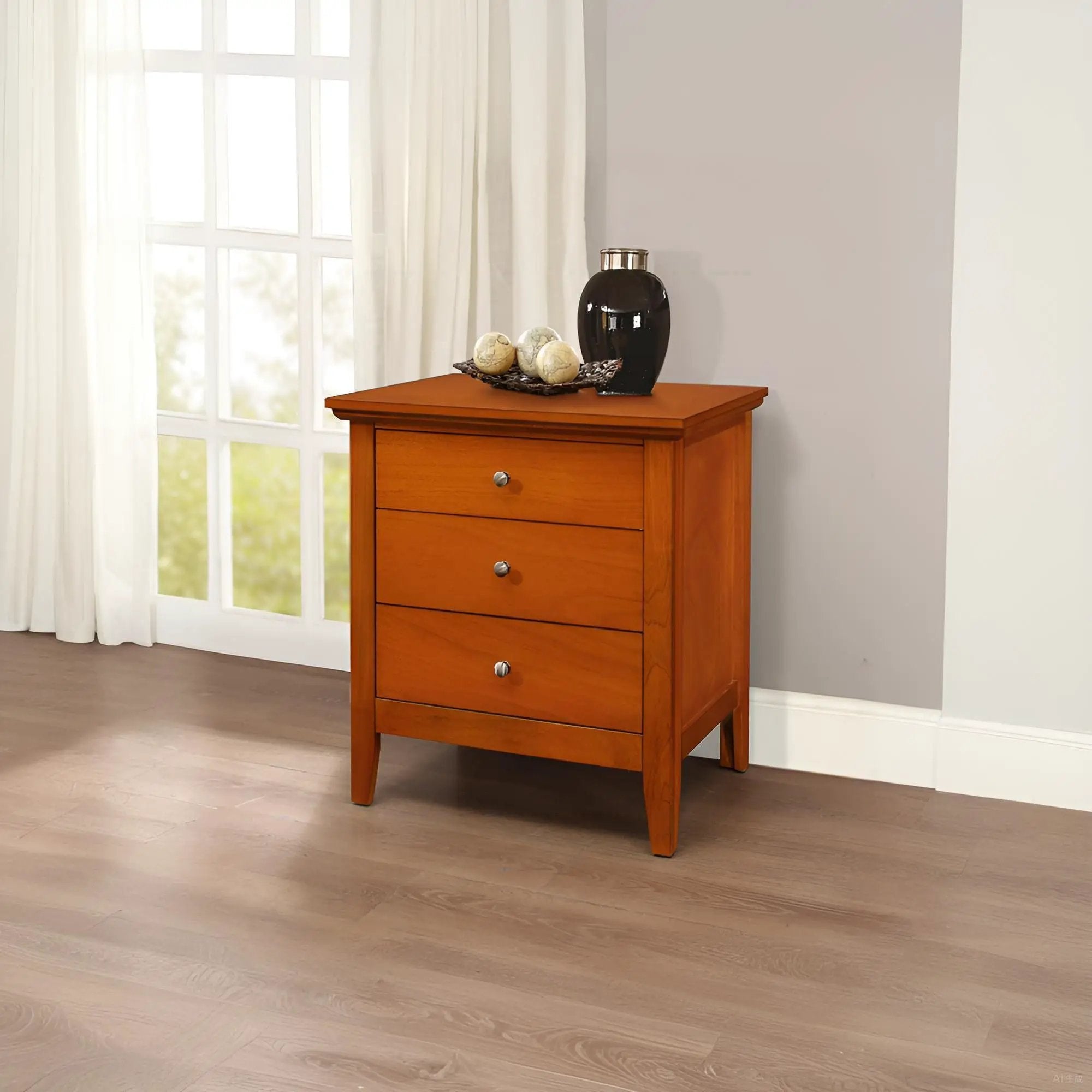 3 Drawer Nightstand & Dove Tailed Drawers by Unique Piece Furniture