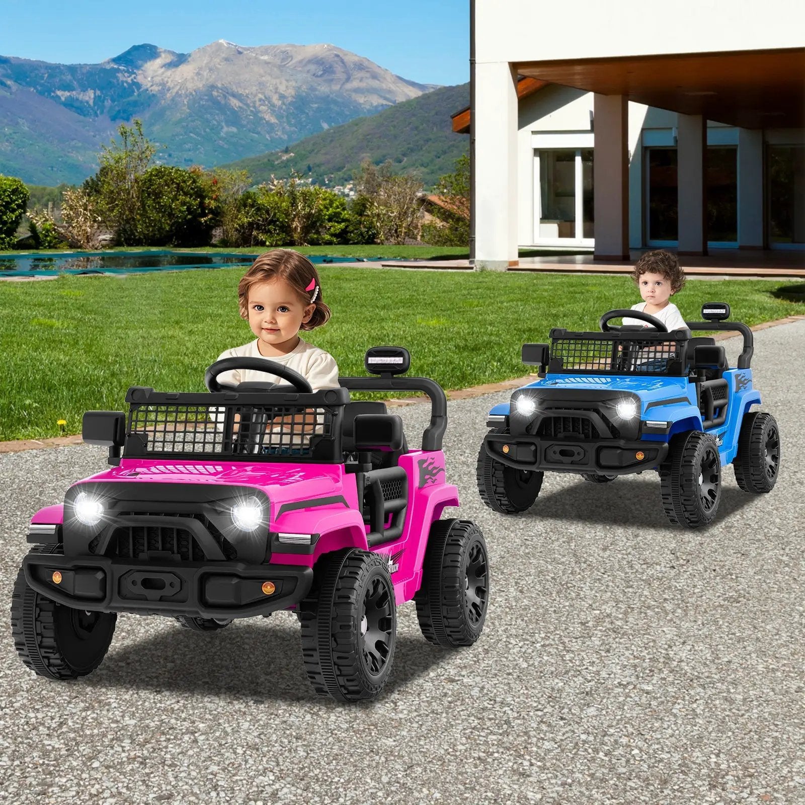 12V Kids Ride on Truck Car Battery Powered Electric Vehicle by DirectDeals