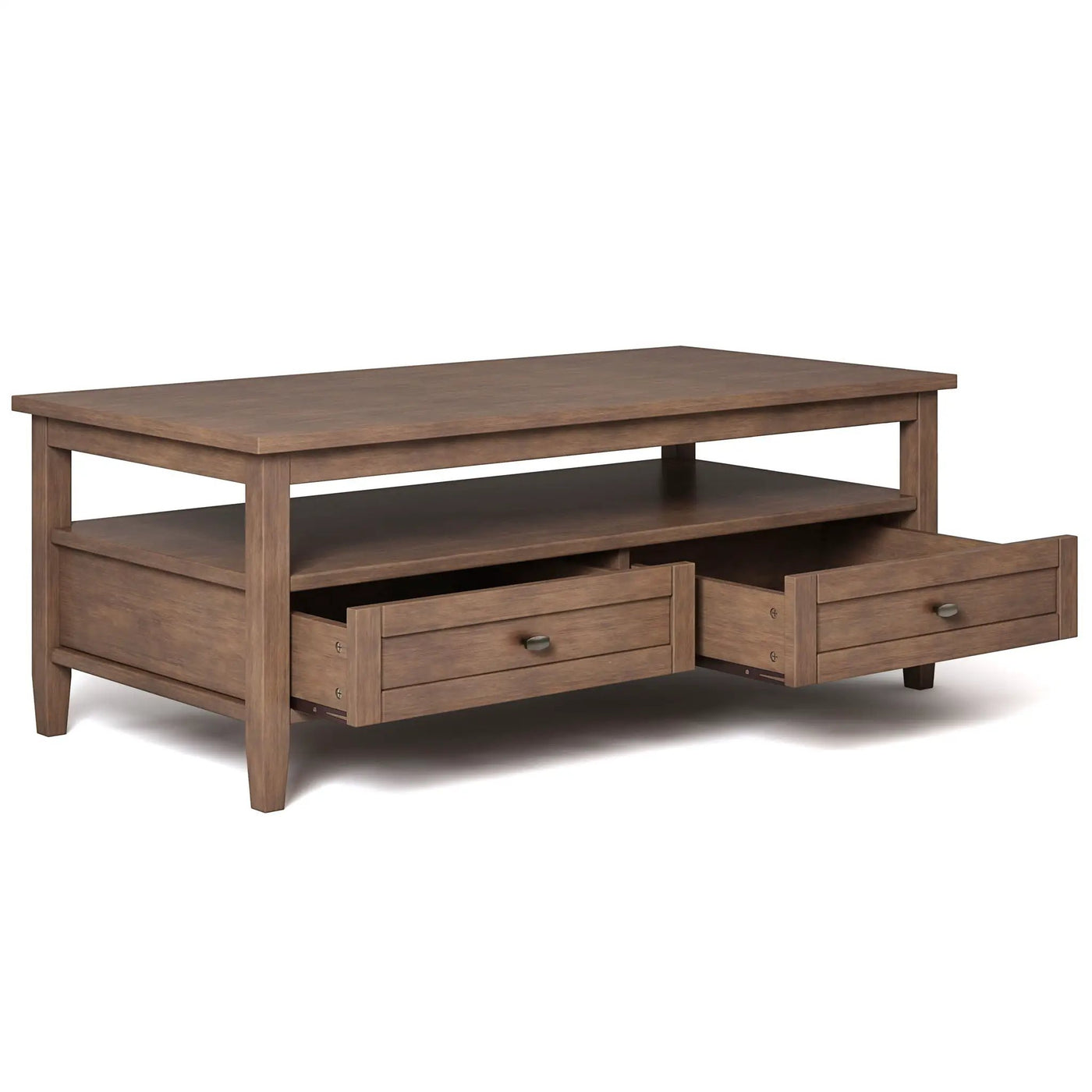 Warm Shaker - Coffee Table With Functional Storage by HouseOfZazla