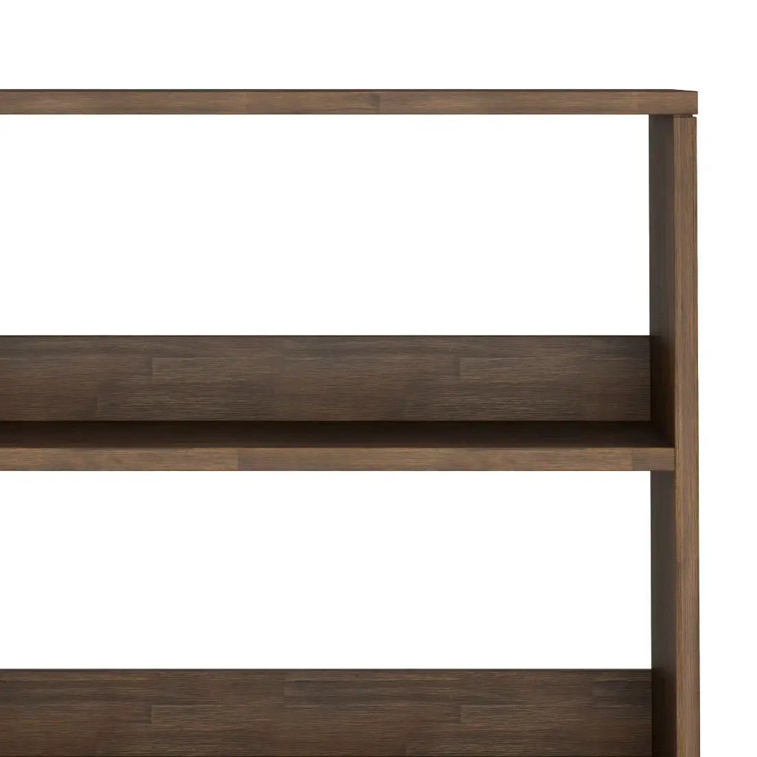 Chase - Tall Bookcase - Rustic Natural Aged Brown by Unique Piece Furniture
