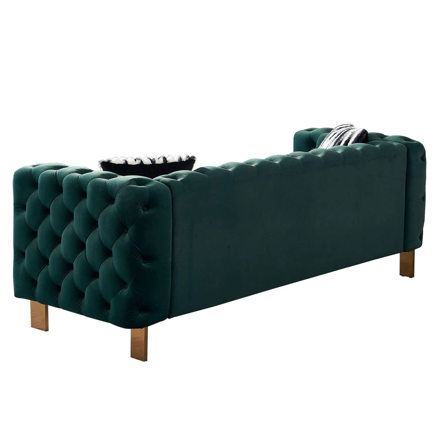 Chesterfield - Modern Tufted Living Room Sofa, 84.25''W Couch by HouseOfZazla
