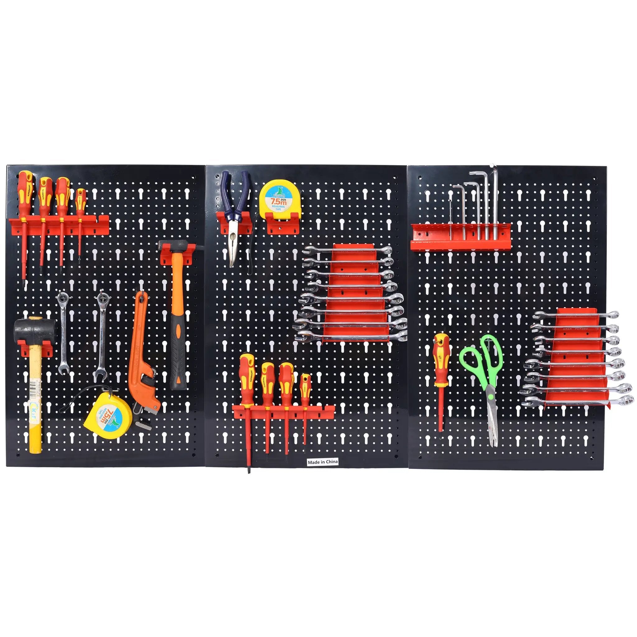 4ft Metal Garage Pegboard Tool Organizer by HouseOfZazla