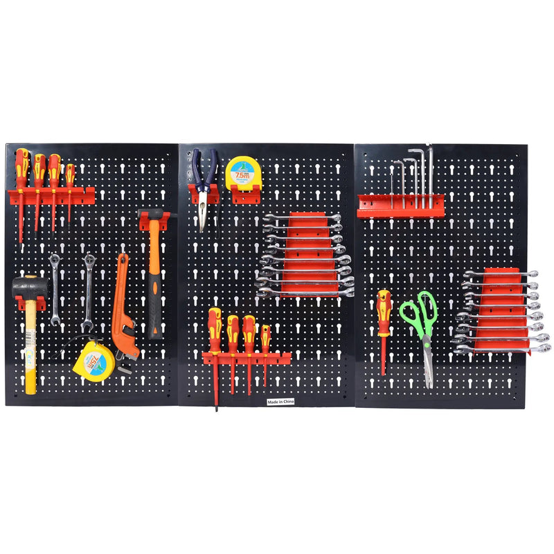 4ft Metal Garage Pegboard Tool Organizer by HouseOfZazla