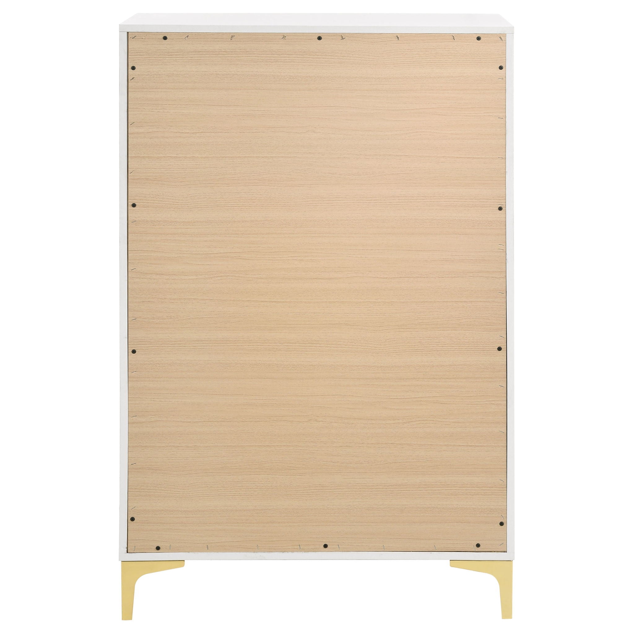 Kendall 5-drawer Bedroom Chest White by Unique Piece Furniture