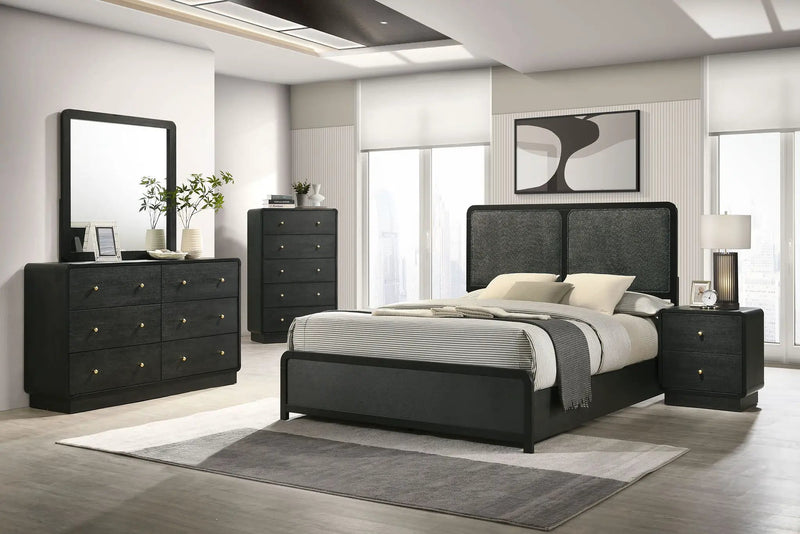 Cavelle 5-piece Queen Bedroom Set Black by Unique Piece Furniture