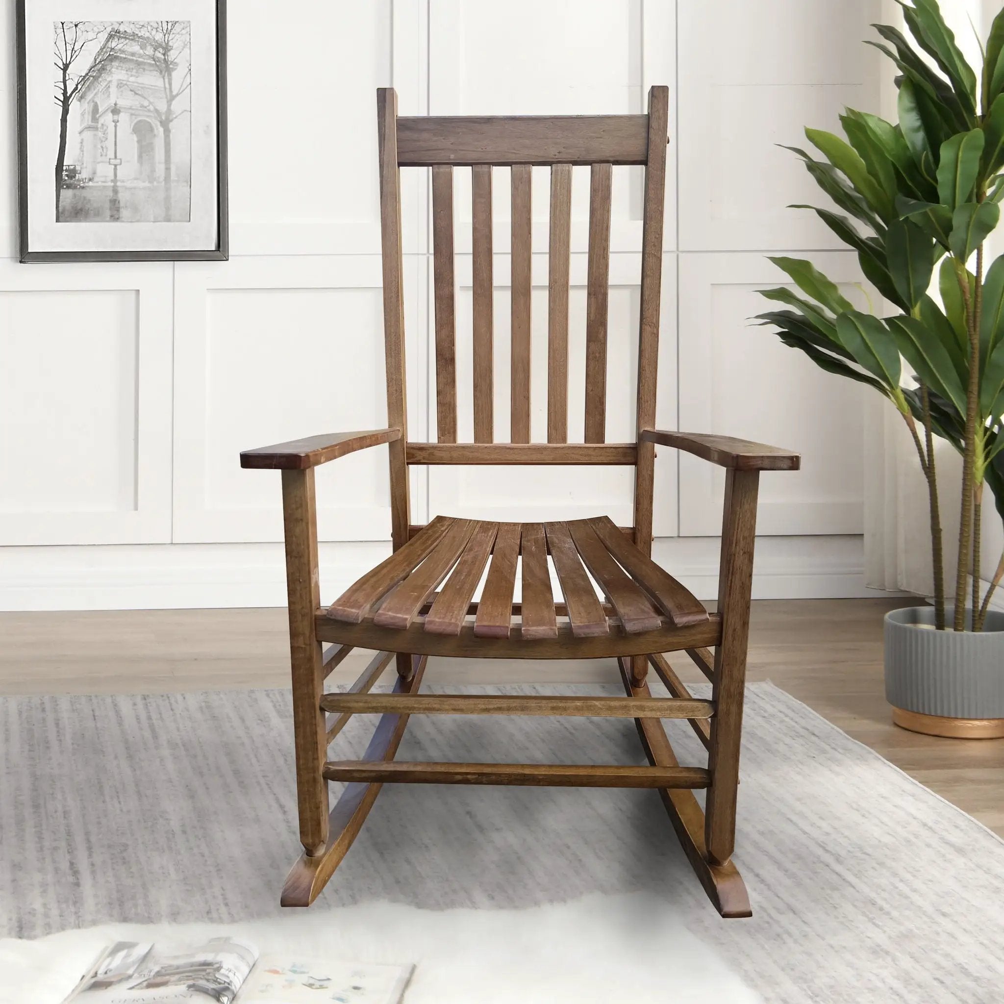 Balcony Porch Adult Rocking Chair by Unique Piece Furniture