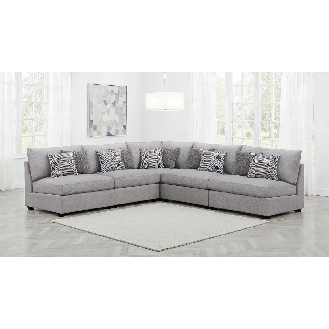 Lafayette - Modular Upholstered Sectional Sofa by HouseOfZazla