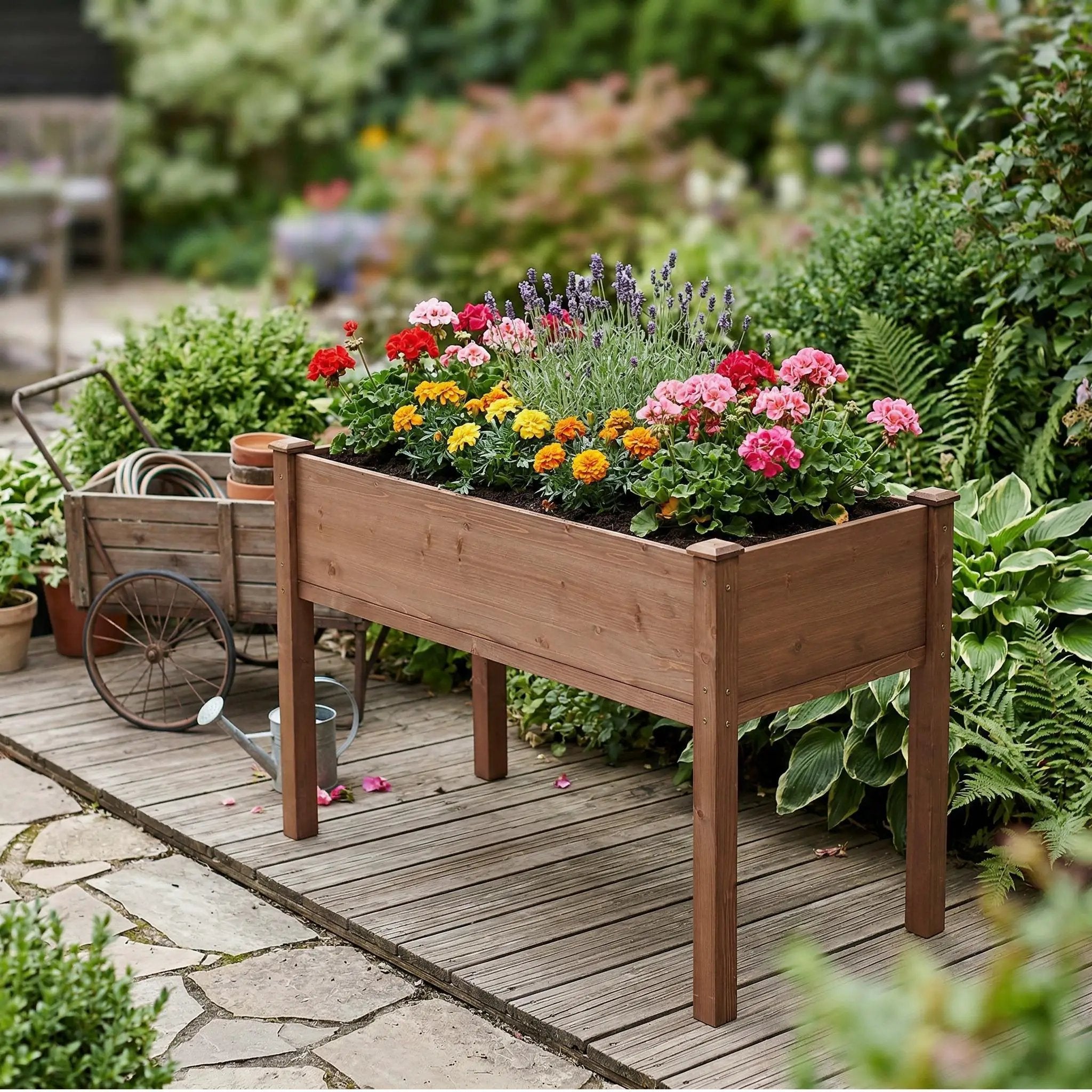 Elevated Raised Garden Bed For Outdoor by Unique Piece Furniture