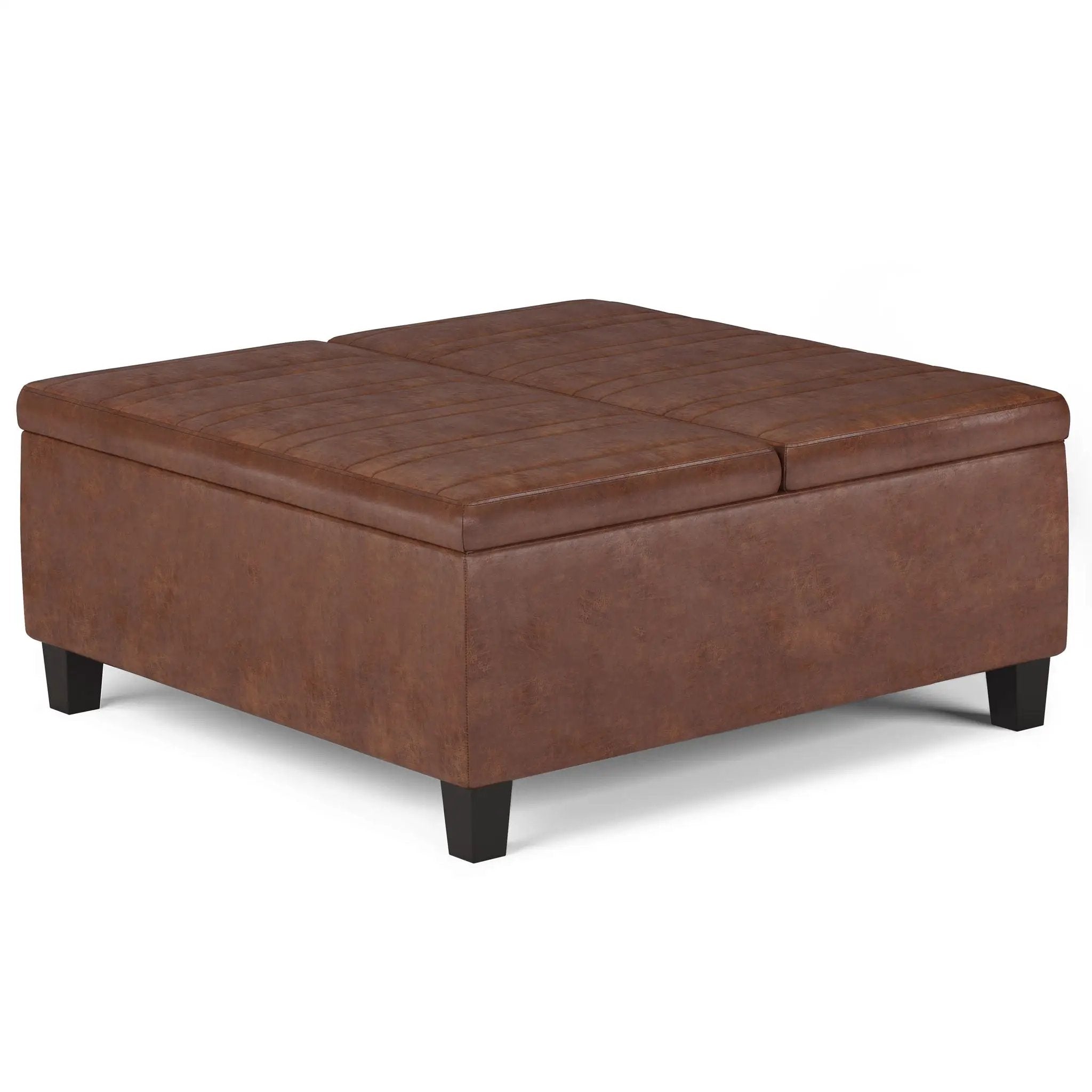 Ellis - Coffee Table Storage Ottoman Contemporary Design by Unique Piece Furniture
