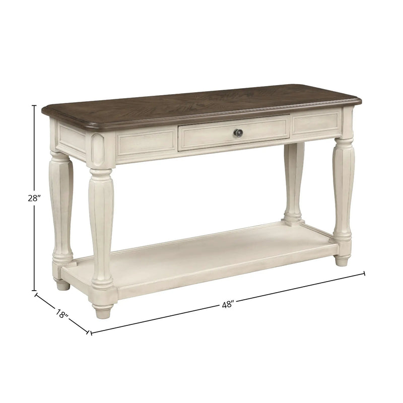 Classic Design Table With Storage by Unique Piece Furniture