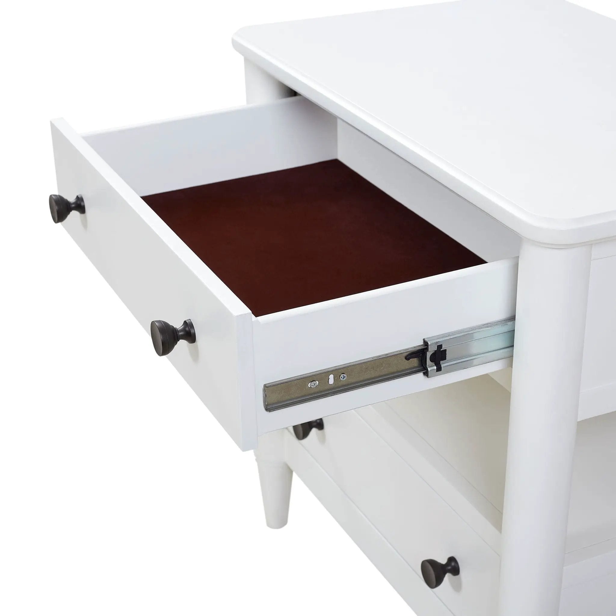 Open Nightstand With 2 Drawers by Unique Piece Furniture