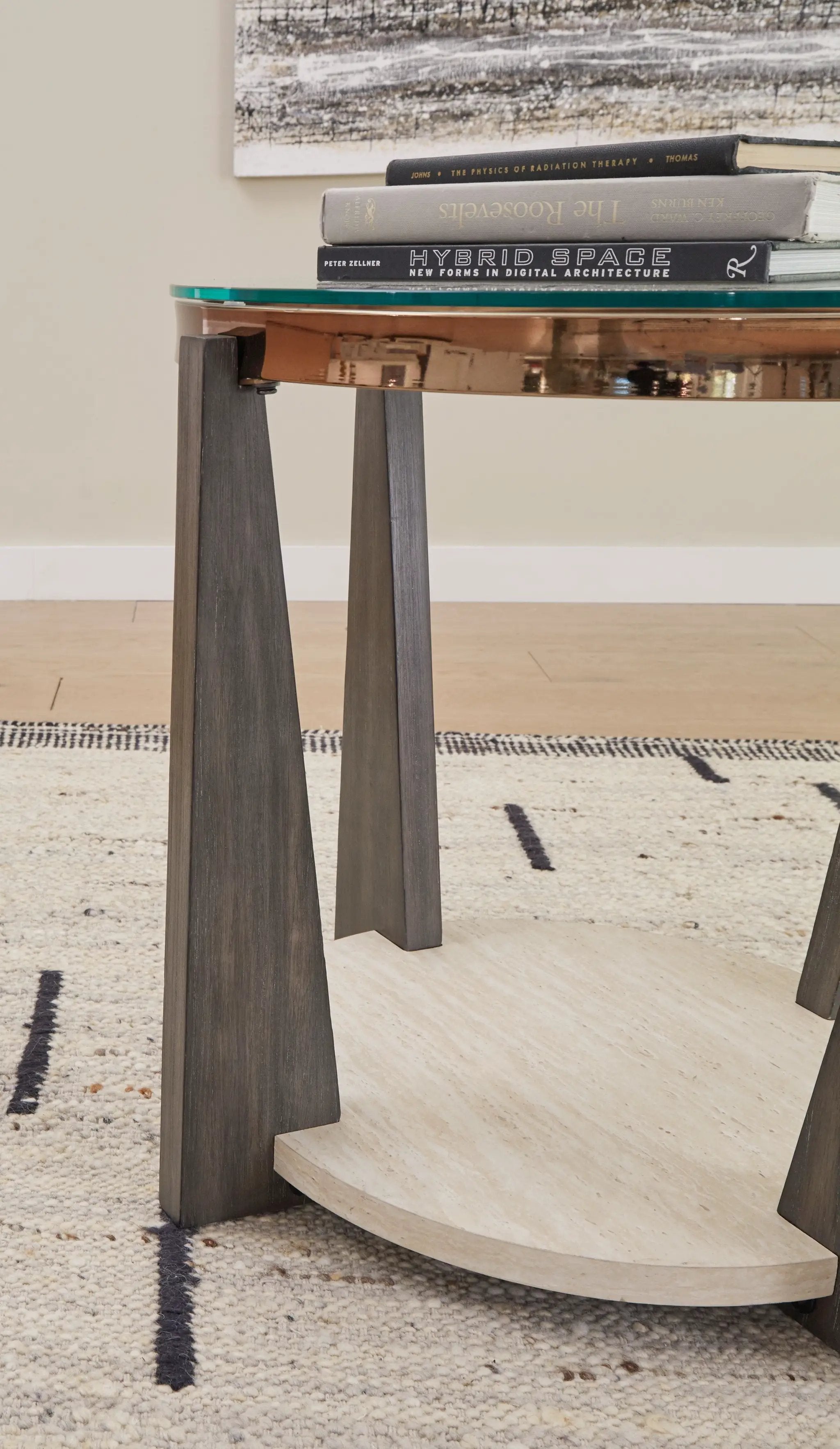 Frazwa - Round End Table - Multi by Unique Piece Furniture
