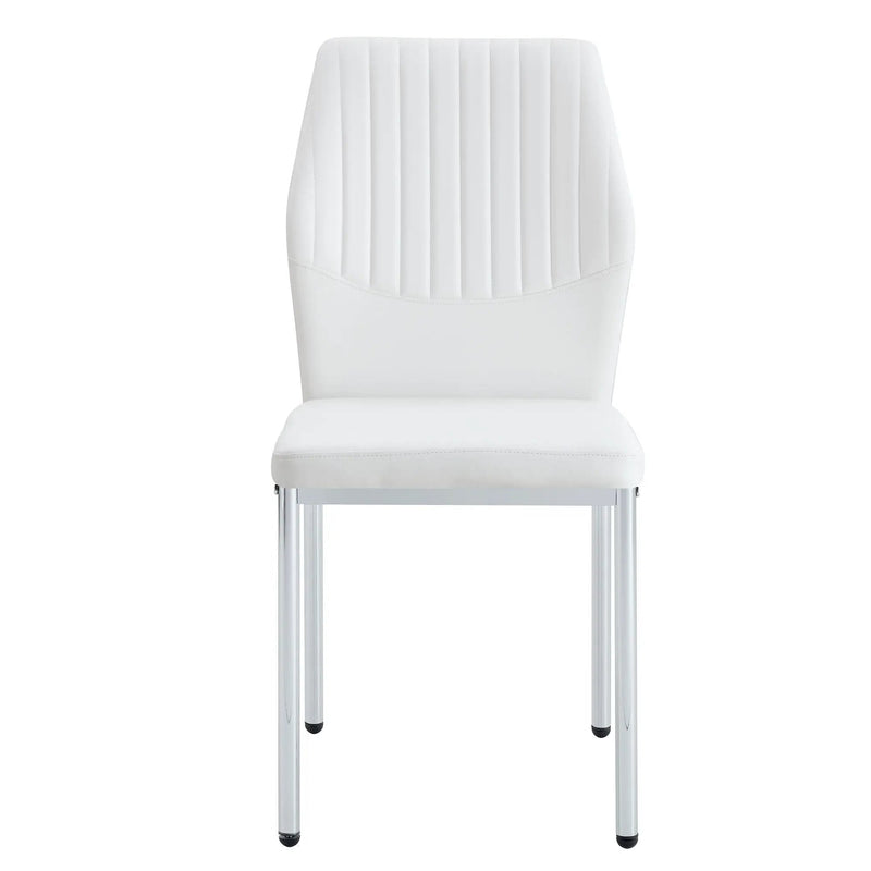 Luxury Simple High Resilience Dining Chair With Metal Legs by HouseOfZazla