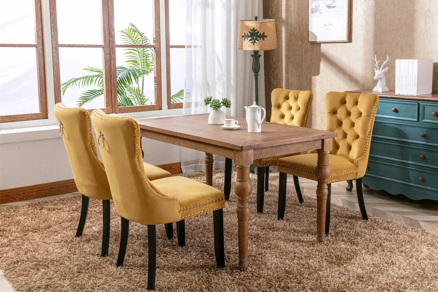 Nikki - High-End Tufted Dining Chair (Set of 2) by HouseOfZazla