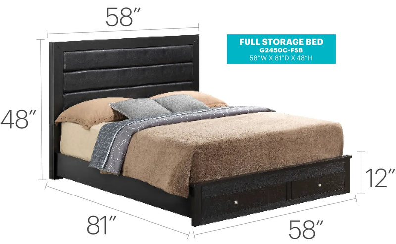 Elegant Storage Bed For Cozy Spaces by Unique Piece Furniture