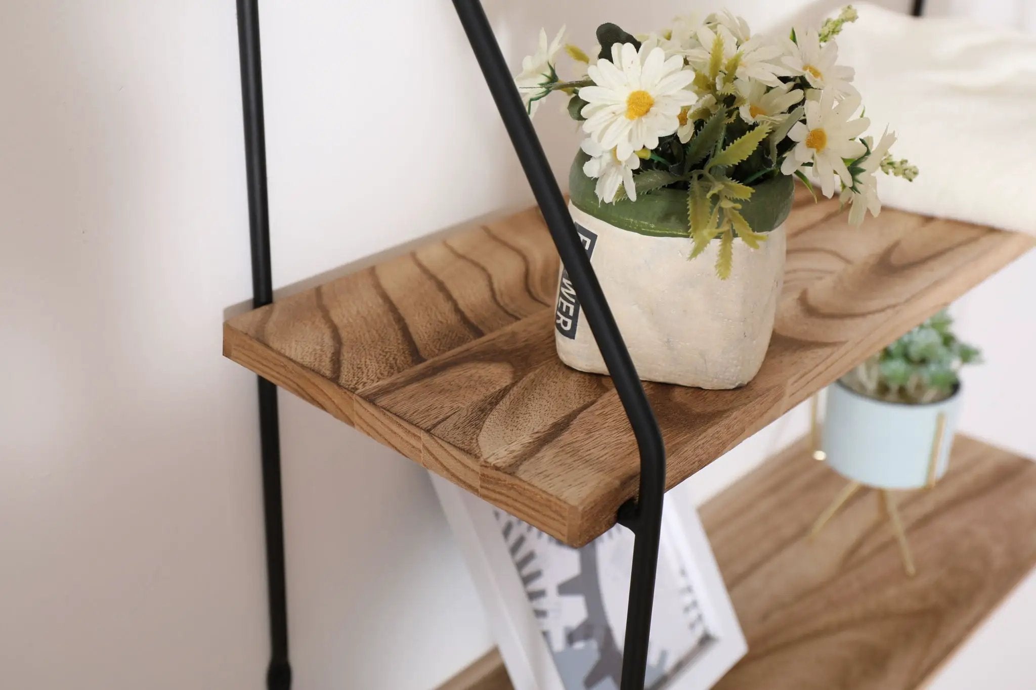 Gardenia - Wall Mounted Wall Storage, Decorative Hanging Display by Unique Piece Furniture