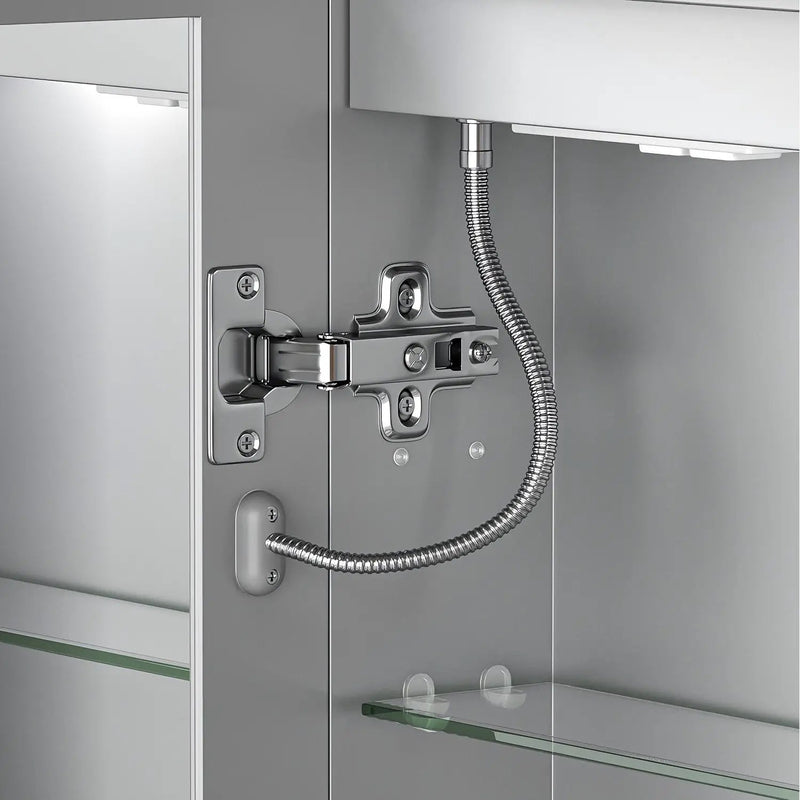 LED Lighted Medicine Cabinet with Mirror, 20x30 Inches by HouseOfZazla