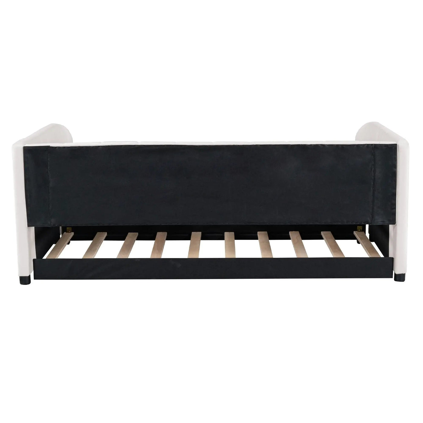 Upholstered Daybed With Ergonomic Design Backrest by HouseOfZazla
