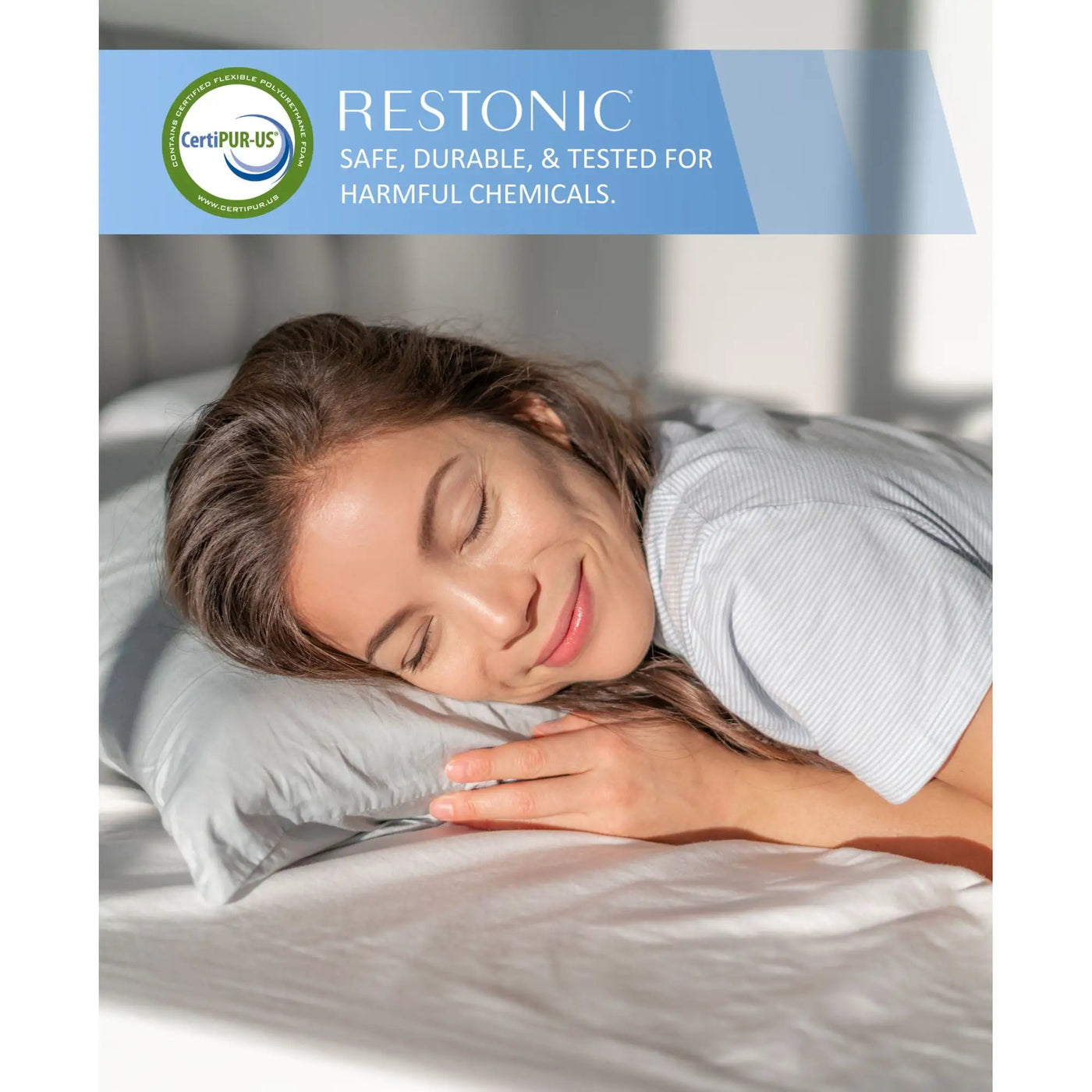 Comfort Care - 9" 2 Sided Foam Core Mattress, Medium Comfort by HouseOfZazla