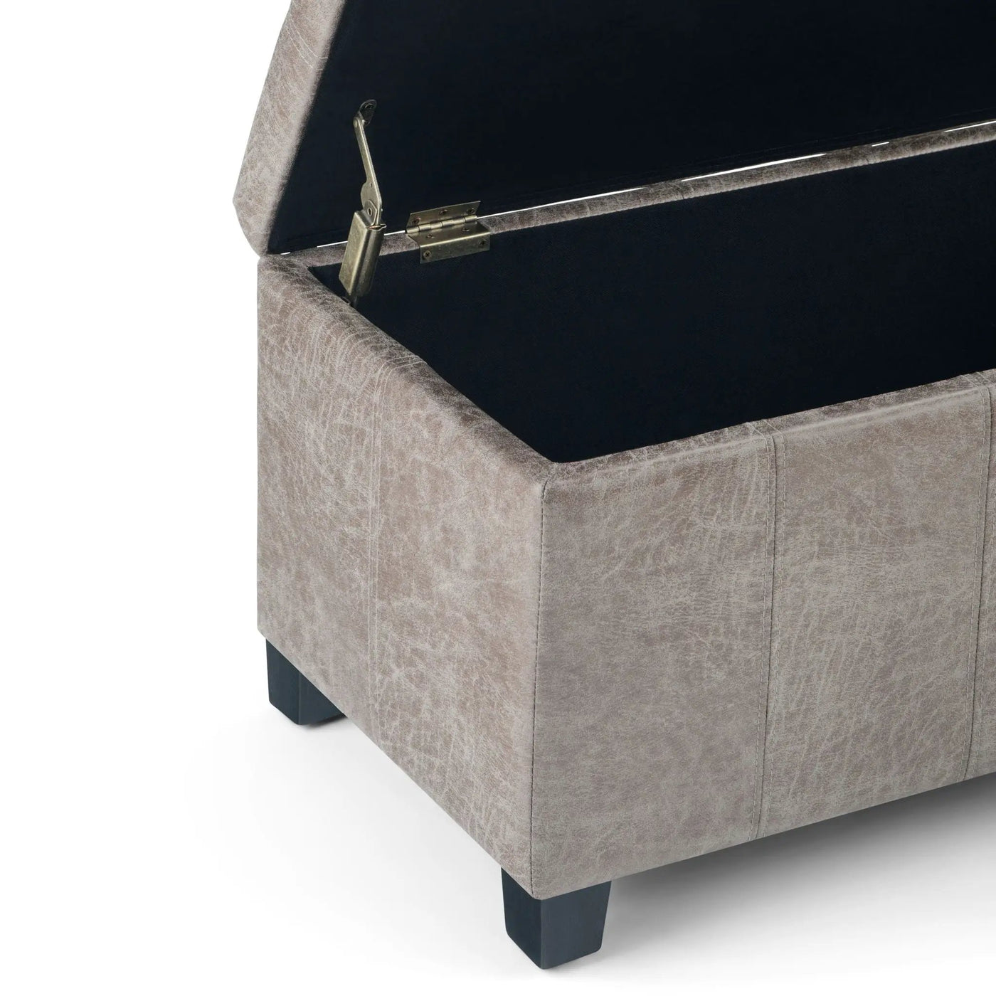 Dover - Upholstered Storage Ottoman Bench by HouseOfZazla
