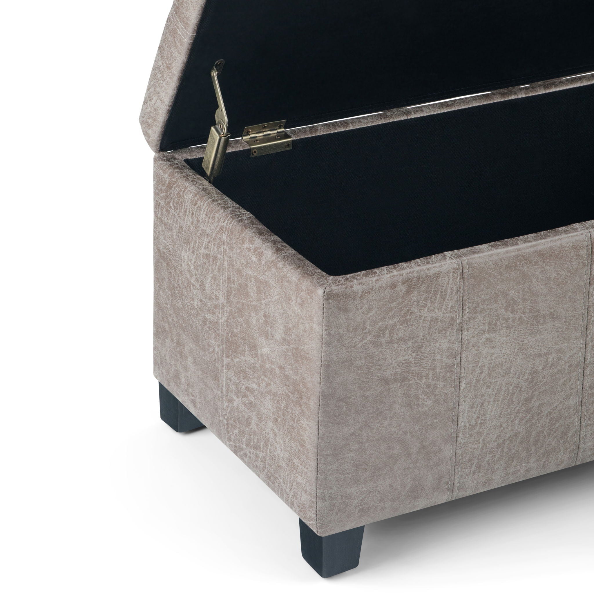 Dover - Upholstered Storage Ottoman Bench by HouseOfZazla