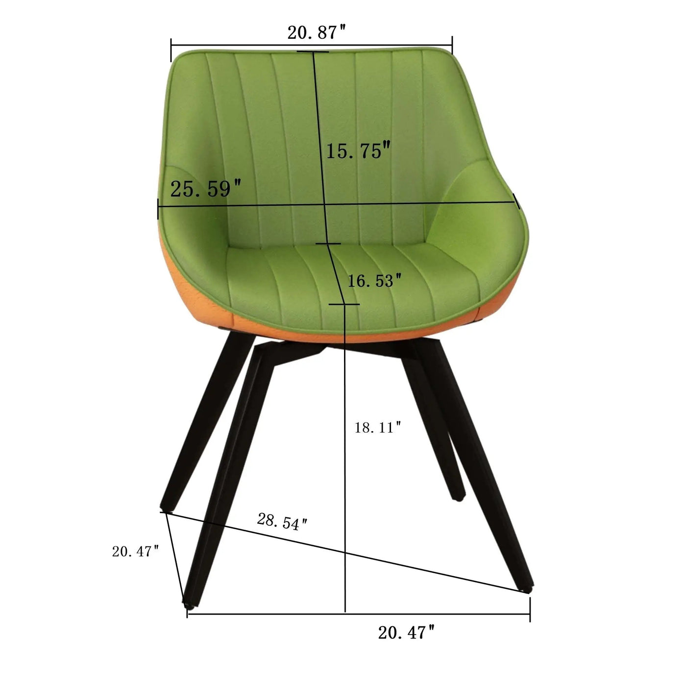 Modern Medieval Kitchen Dining Chair With 360 ° Rotation by HouseOfZazla