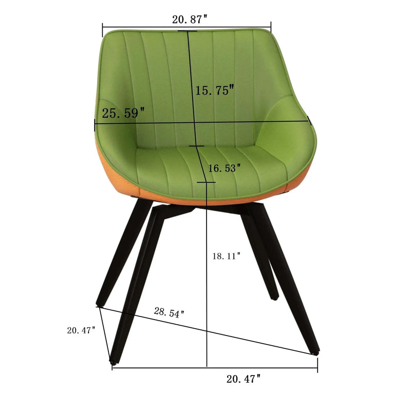 Modern Medieval Kitchen Dining Chair With 360 ° Rotation by HouseOfZazla