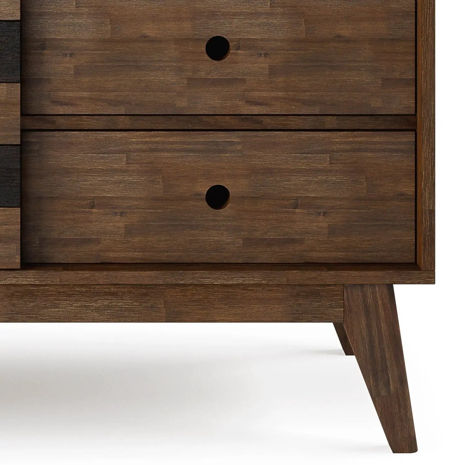 Clarkson - Medium Storage - Rustic Natural Aged Brown by HouseOfZazla