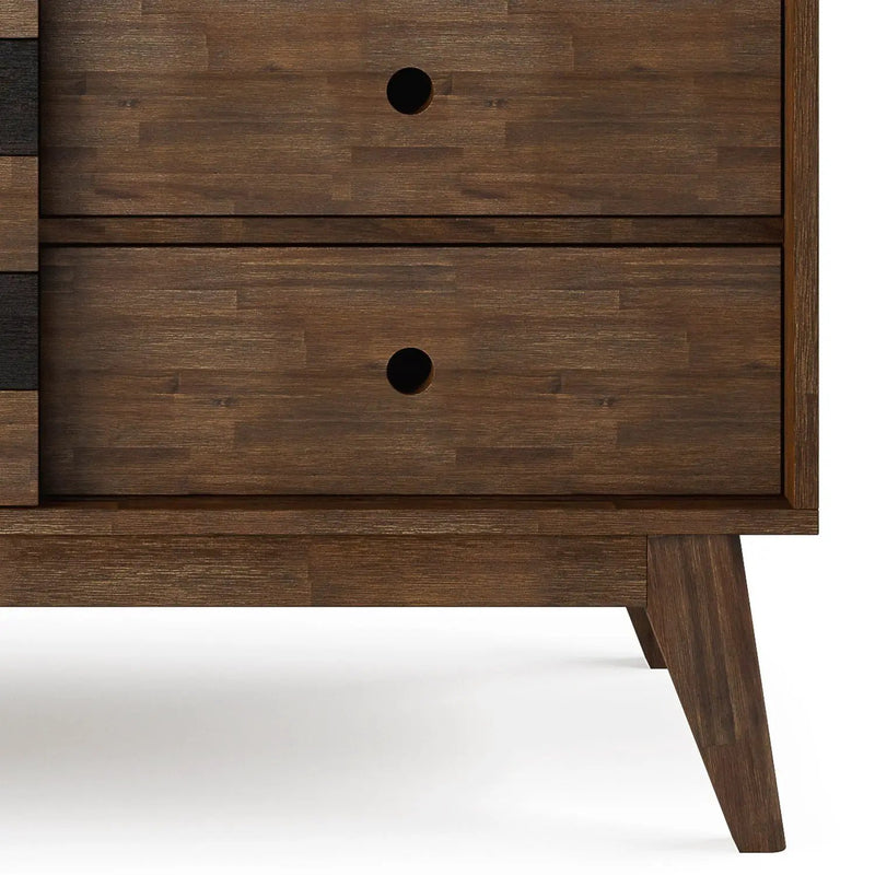Clarkson - Medium Storage - Rustic Natural Aged Brown by HouseOfZazla