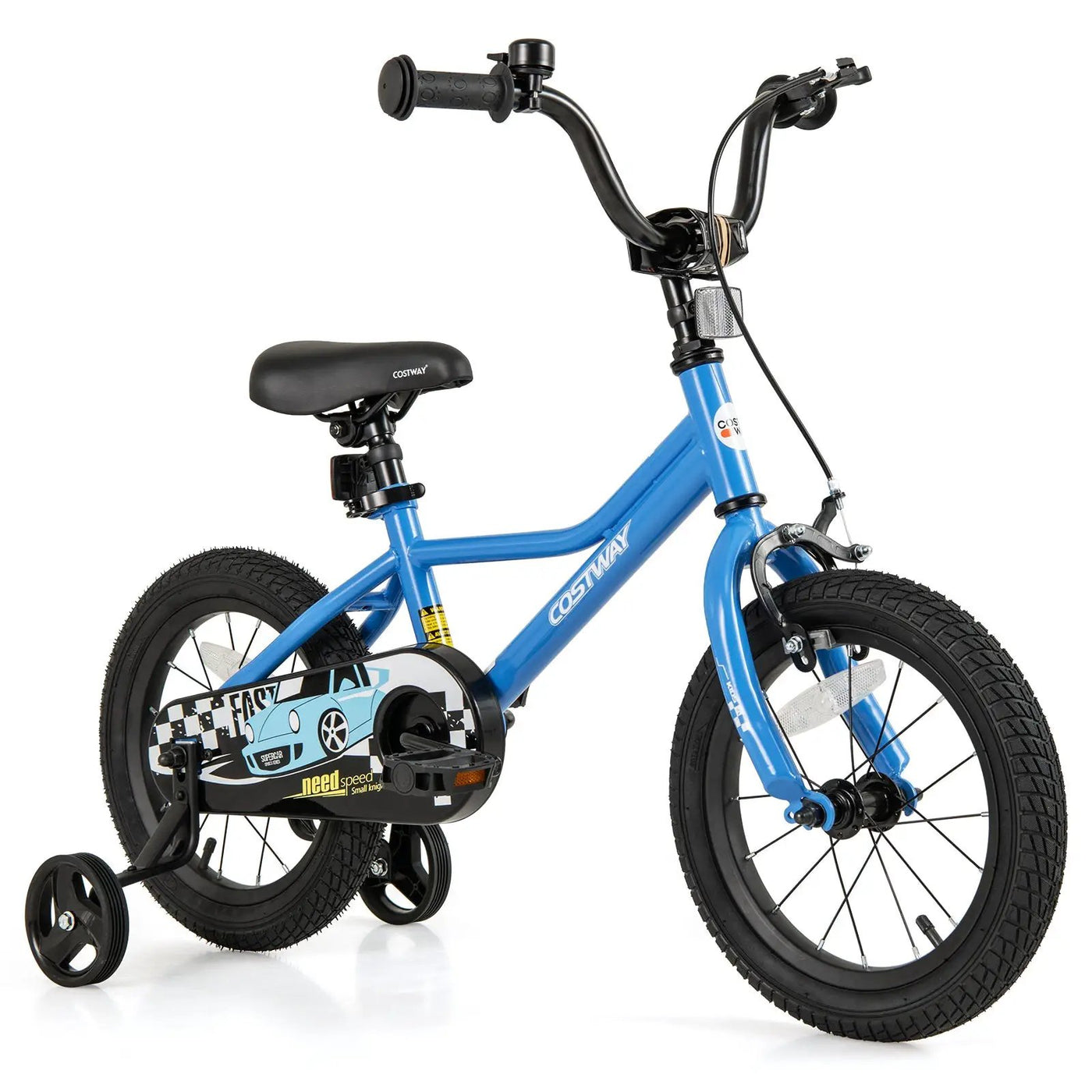 14 Inch Kids Bike with Removable Training Wheels for Aged 3-5 Years Old by DirectDeals