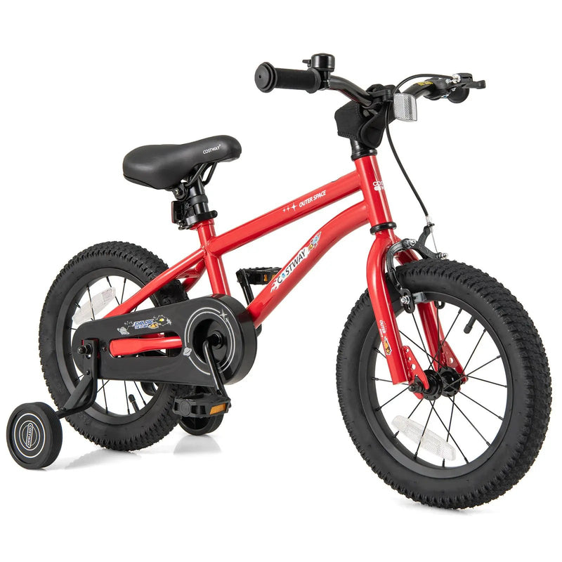 16-Inch Kids Bike Ages 4-7 with Handbrake and Coaster Brake and Bell Ring-16 inches by DirectDeals