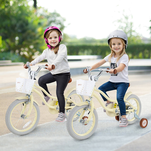 14/16/18 Inch Kids Bike Adjustable with Training Wheels Ages 3-8 Years Olds-16 inches, photo 2 of 10