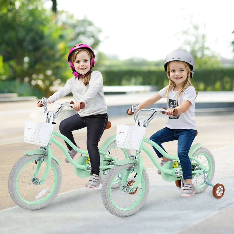 16 Inch Kids Bike with Adjustable Seat and Bell for Kids 3-8 Years Olds-16 inches by DirectDeals