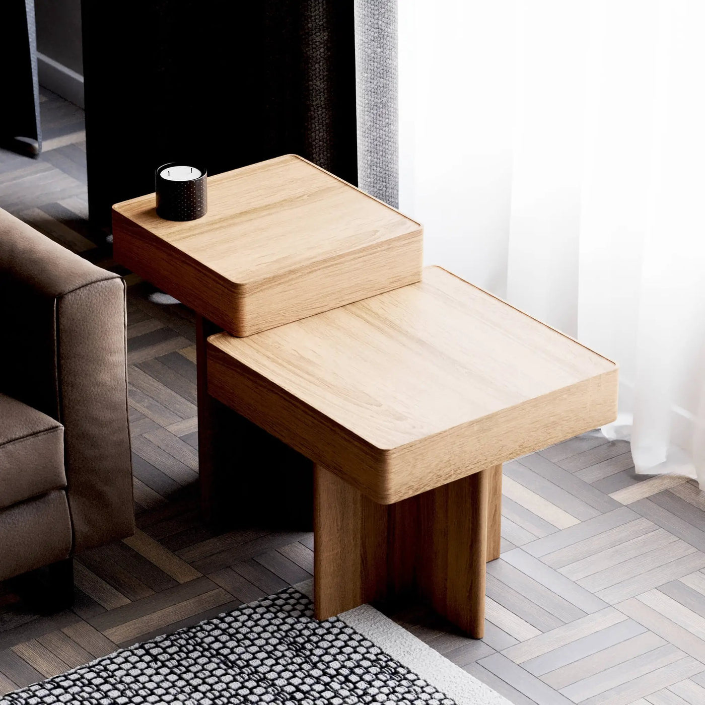 THE LENS - side table by VARBROS